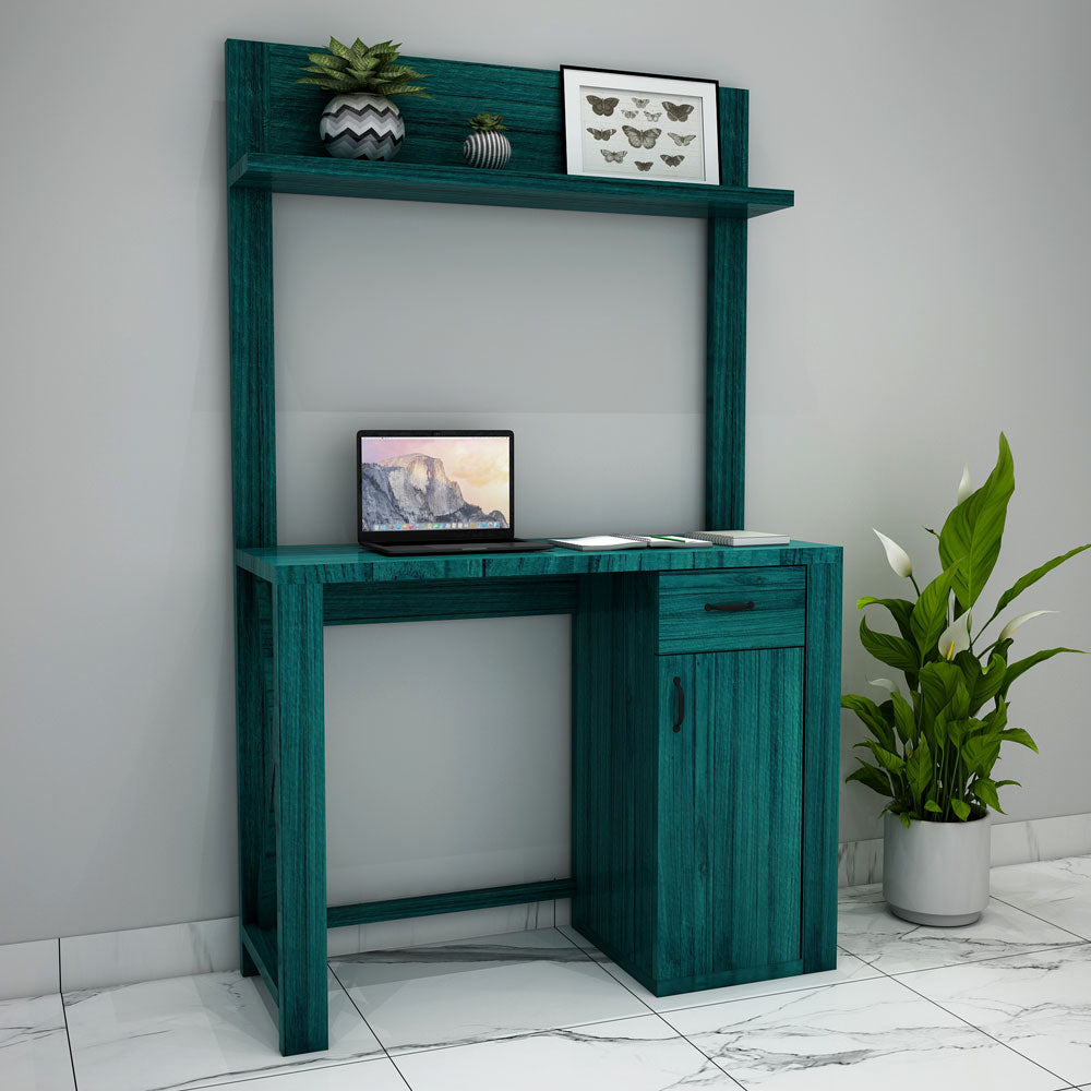 Study Table, Study Table for Green Color, Study Table with Drawer & Sh ...