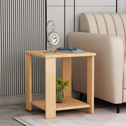 End Table, Side Table, Wooden End Table with Open Shelf, End Table - IM12200