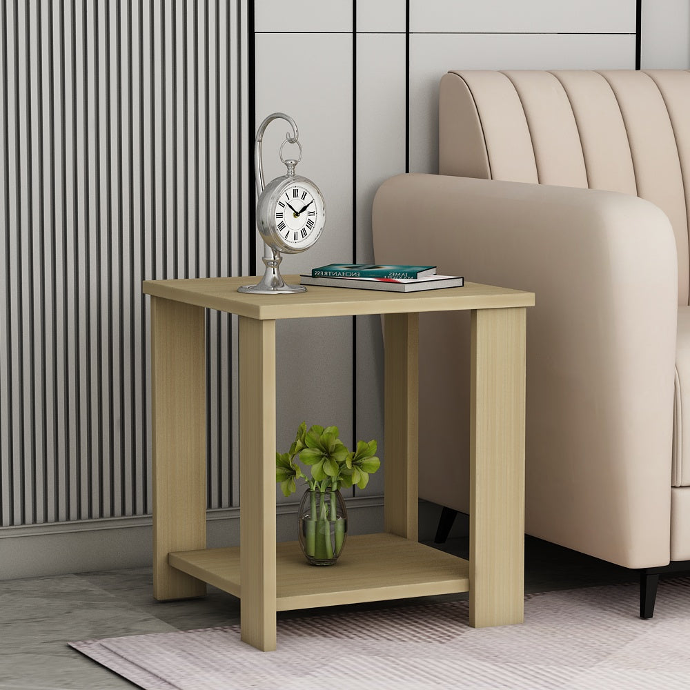 End Table, Side Table, Wooden End Table with Open Shelf, End Table - IM12201