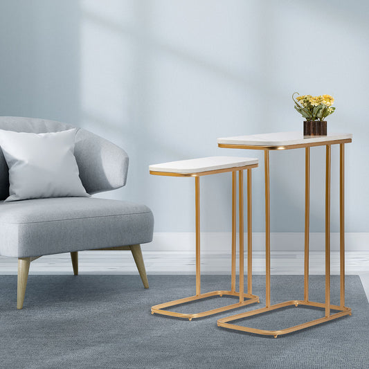 Nesting Table, UAF003(UA OVERSEAS), Mordern Gold Table , Nesting Table - IM12203