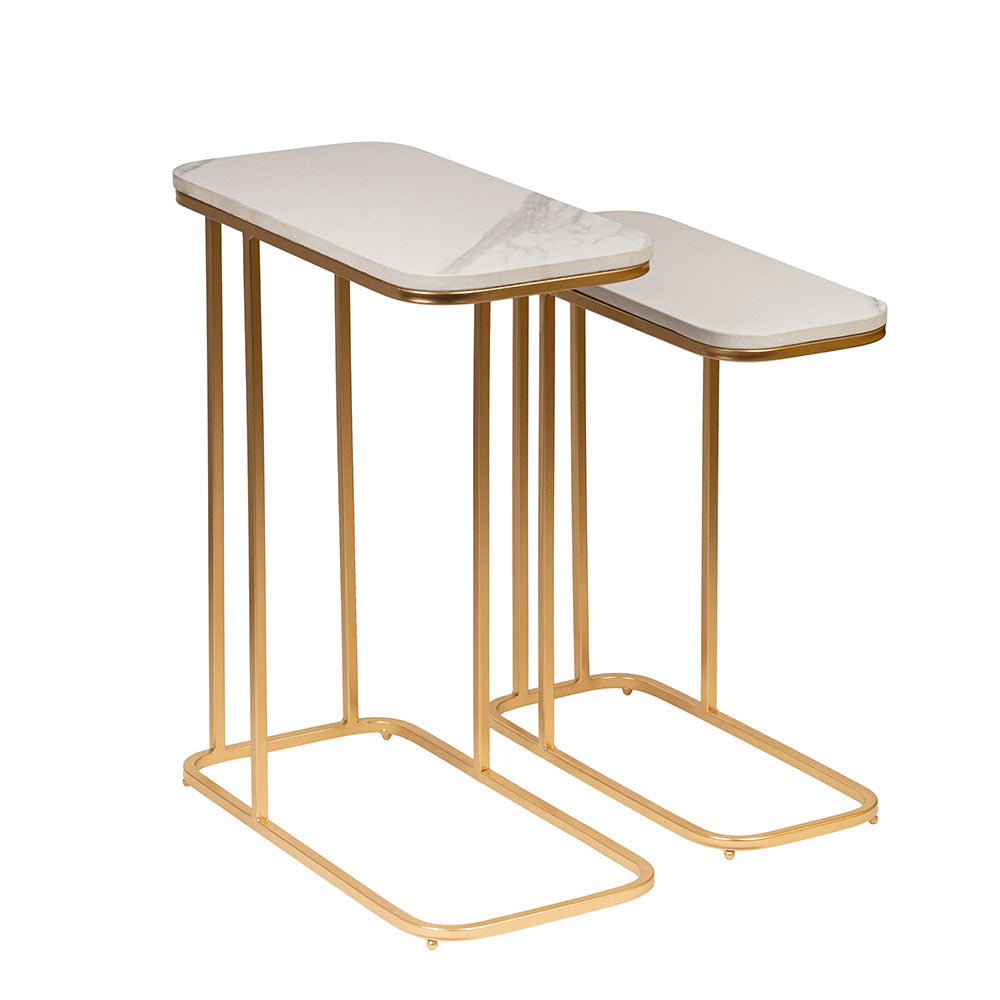 Nesting Table, UAF003(UA OVERSEAS), Mordern Gold Table , Nesting Table - IM12203