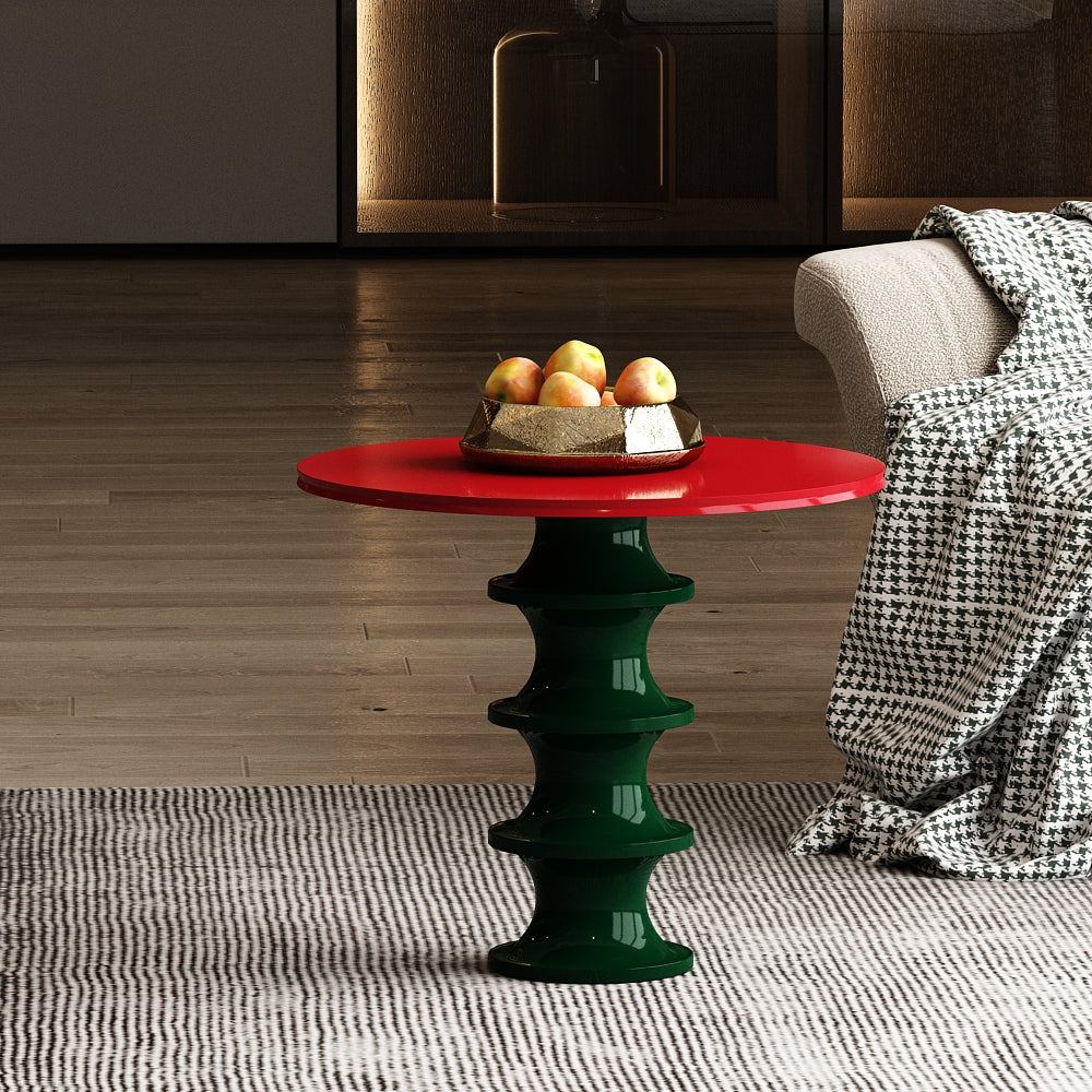 End Table, Side Table, Red & Green Color Table, End Table - IM12213