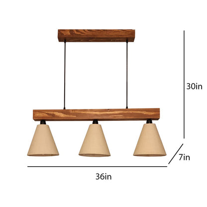 Hanging Light, Hanging Light with  Brown Color, Hanging Light in Wood, Hanging Light for Home, Hanging Light - IM14028