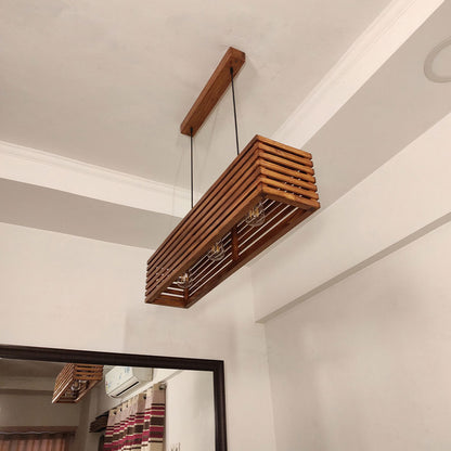 Hanging Light, Hanging Light with  Brown Color, Hanging Light in Wood, Hanging Light for Home, Hanging Light - IM14029