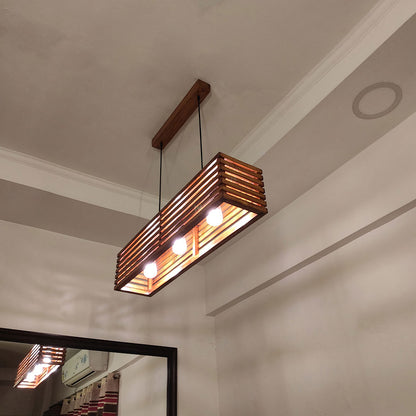 Hanging Light, Hanging Light with  Brown Color, Hanging Light in Wood, Hanging Light for Home, Hanging Light - IM14029