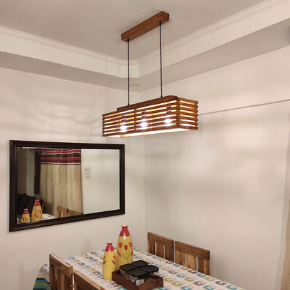 Hanging Light, Hanging Light with  Brown Color, Hanging Light in Wood, Hanging Light for Home, Hanging Light - IM14029