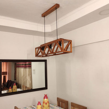 Hanging Light, Hanging Light with  Brown Color, Hanging Light in Wood, Hanging Light for Living & Dining Area, Hanging Light - IM14030