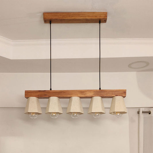 Hanging Light, Hanging Light with  Brown Color, Hanging Light in Wood, Hanging Light for Living & Dining Area, Hanging Light - IM14033