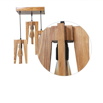 Hanging Light, Hanging Light with Brown Color, Hanging Light in Wood, Hanging Light for Living & Dining Area, Hanging Light - IM14040