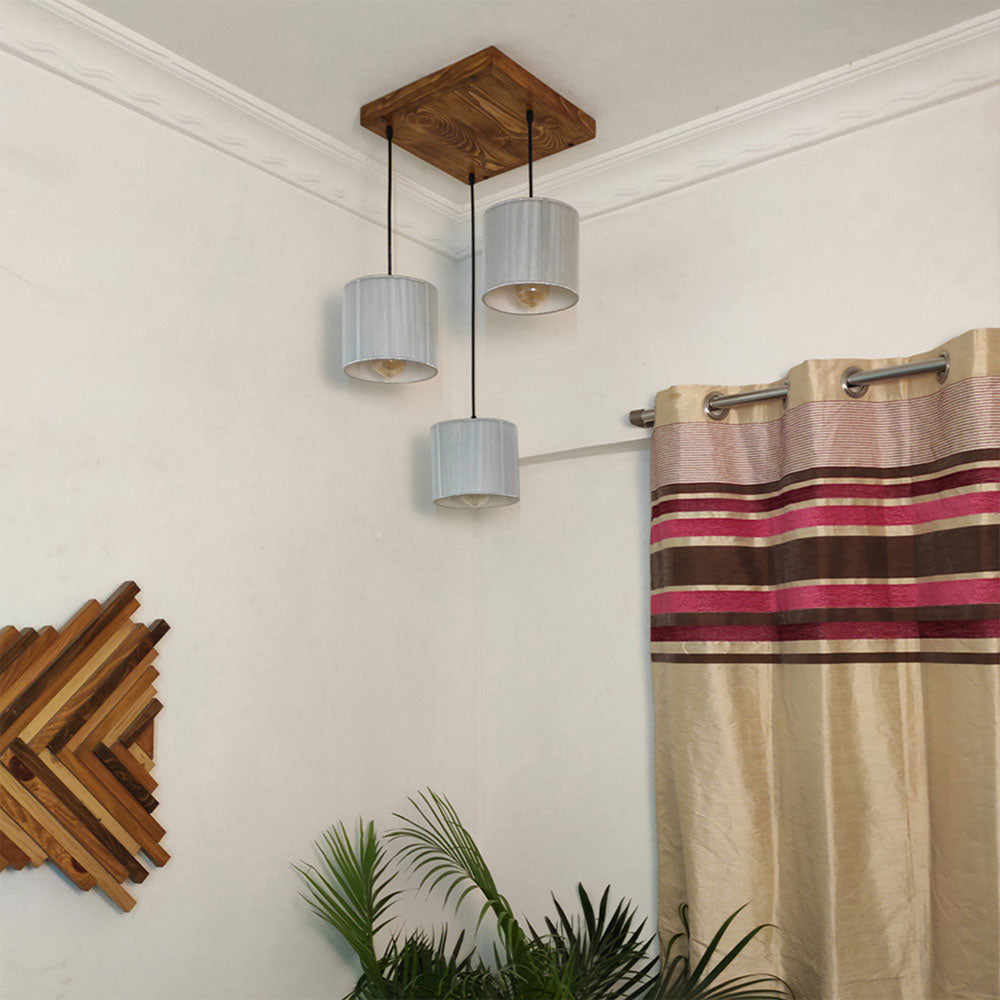 Hanging Light, Hanging Light with Dark Brown Color, Hanging Light in Wood, Hanging Light for Living & Dining Area, Hanging Light - IM14047