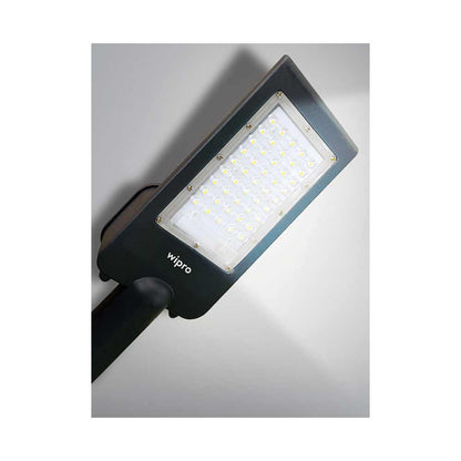 50Watt, LR26-621-XXX-65-XX, Wipro's skyline Neo streetlight is pressure die casted and powder coated in black colour, LED Light - IM14124