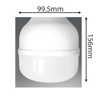 30Watt, LL26-371-65-B22, Wipro's Brillante B22 bulb has white plastic moulded body with AL heat sink, LED Light - IM14126