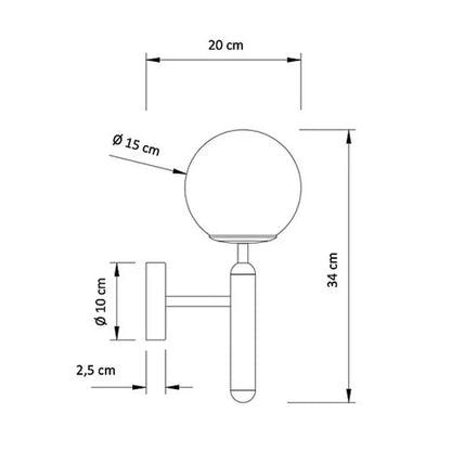 Wall Light, Georama Wall Light(Sizzling Lights), Bedroom & Living Room Wall Lamp, Wall Light - IM14188