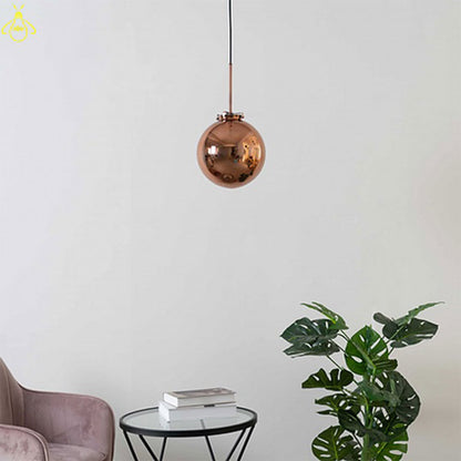 Hanging Light, Copper Hanging Light (Sizzling Lights), Pendant Light with Smoked Copper Color, Modern Light, Hanging Light - IM14196