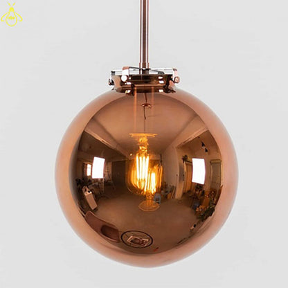 Hanging Light, Copper Hanging Light (Sizzling Lights), Pendant Light with Smoked Copper Color, Modern Light, Hanging Light - IM14196