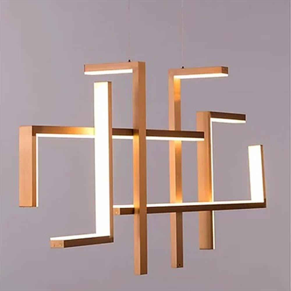 Chandelier, Sirius Chandelier (Sizzling Lights), L Shaped LED Lights Strips for Living Room & Bedroom, Chandelier - IM14198