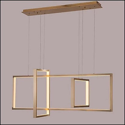 Chandelier, Artline Chandelier (Sizzling Lights), LED Hanging Profile Chandelier for Living Room & Bedroom, Chandelier - IM14199