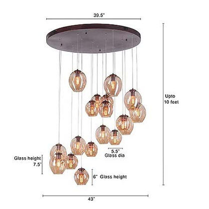 Chandelier, Honey Star Chandelier (Sizzling Lights), Chandelier for Living Room & Bedroom, Chandelier - IM14200