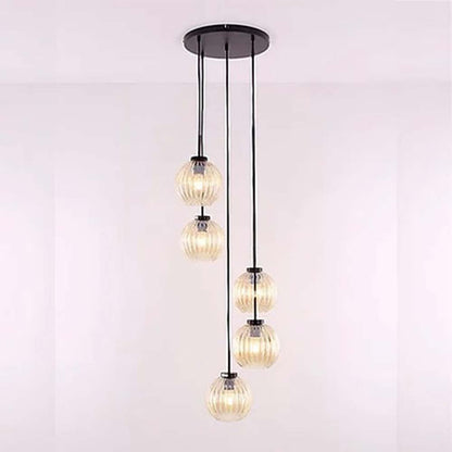 Chandelier, Pumpkin Chandelier (Sizzling Lights), Chandelier for Living Room & Lobby Area, Chandelier - IM14204