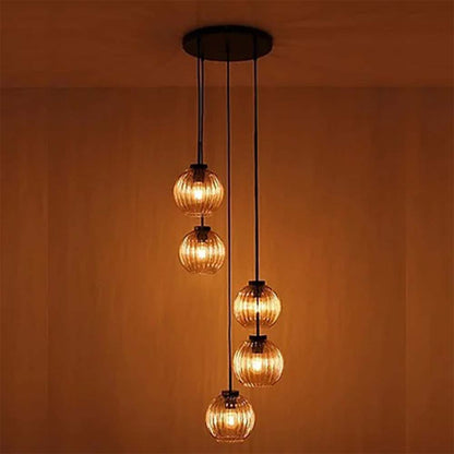 Chandelier, Pumpkin Chandelier (Sizzling Lights), Chandelier for Living Room & Lobby Area, Chandelier - IM14204