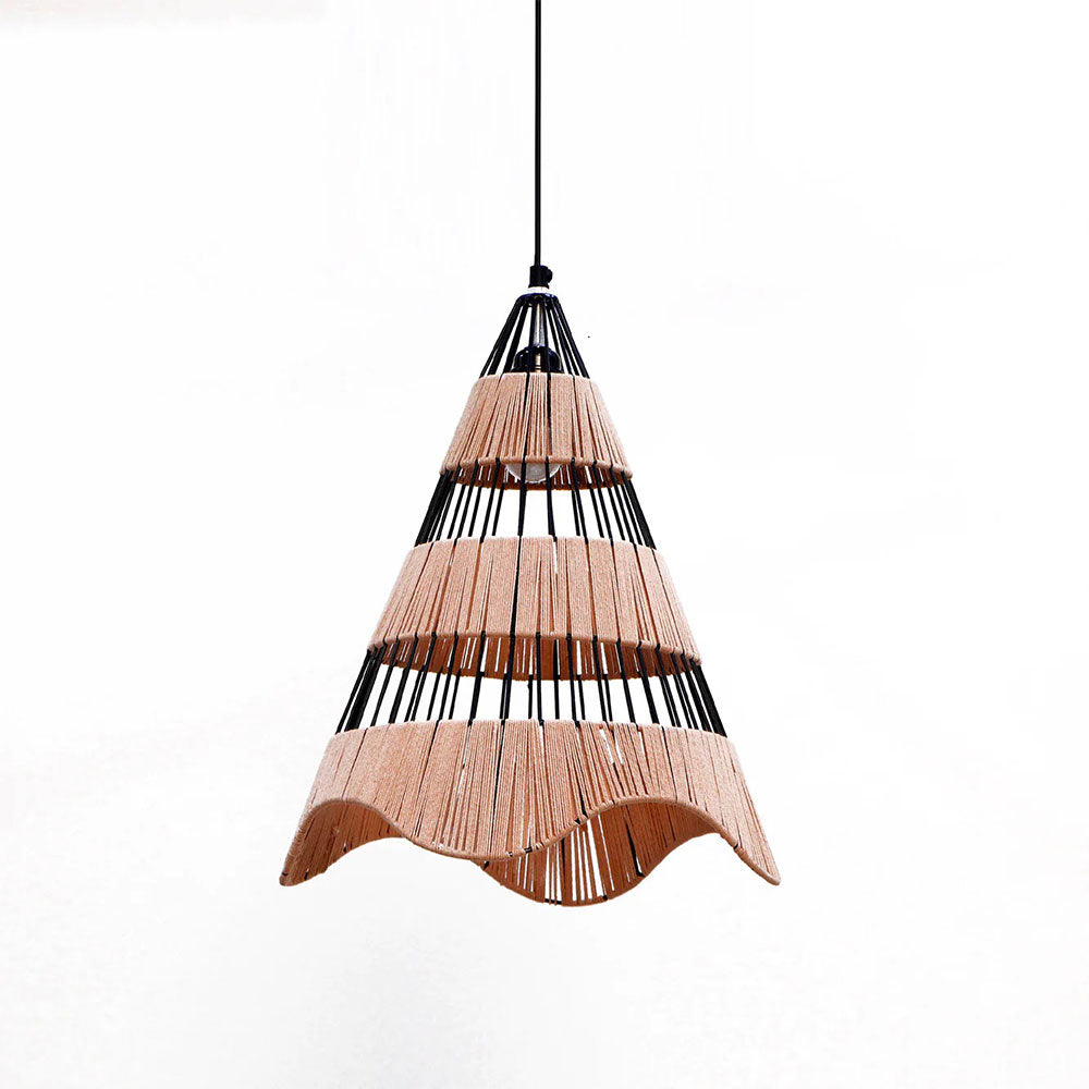 Hanging Light, V-Ira Hanging Lamp (Home Blitz), Living Room, Bedroom & Kitchen Hanging Lamp, Black & Brown Color Hanging Light, Hanging Lamp - IM14220