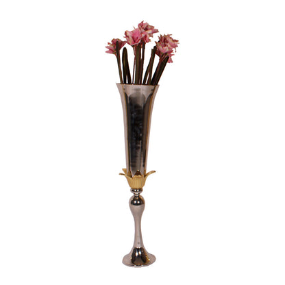 Table Accessory, Silver & Gold Color Vase, Vase for Table Accessory, Modern Vase, Vase - IM - 15047