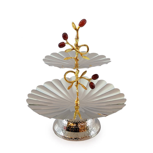 Table Accessory, Table Accessory in Metal, Table Accessory for Decor, Table Accessory in Silver & Golden Color, Table Accessory - IM15067