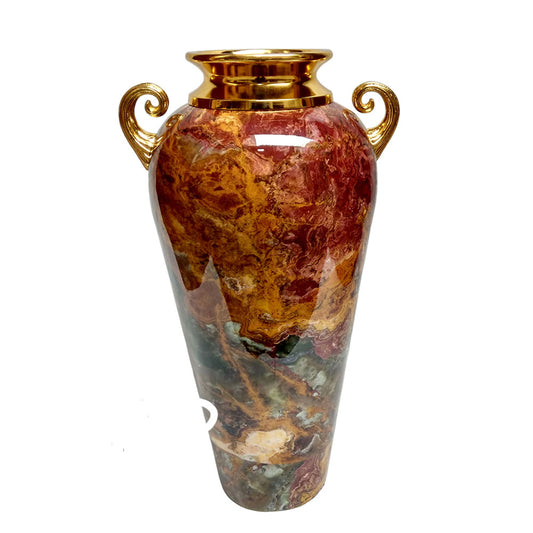 Vase, Vase with Brown Color, Vase for Metal, Vase for Home Decor, Vase - IM15086