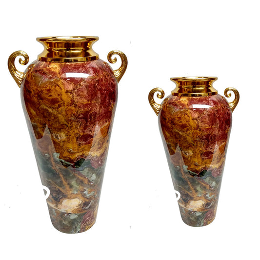 Vase, Vase with Brown Color, Vase for Metal, Vase for Home Decor, Vase - IM15088