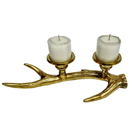 Table Accessory, Table Accessory in Metal, Table Accessory with Candle Stand,Table Accessory in Golden Color,Table Accesory - IM15115