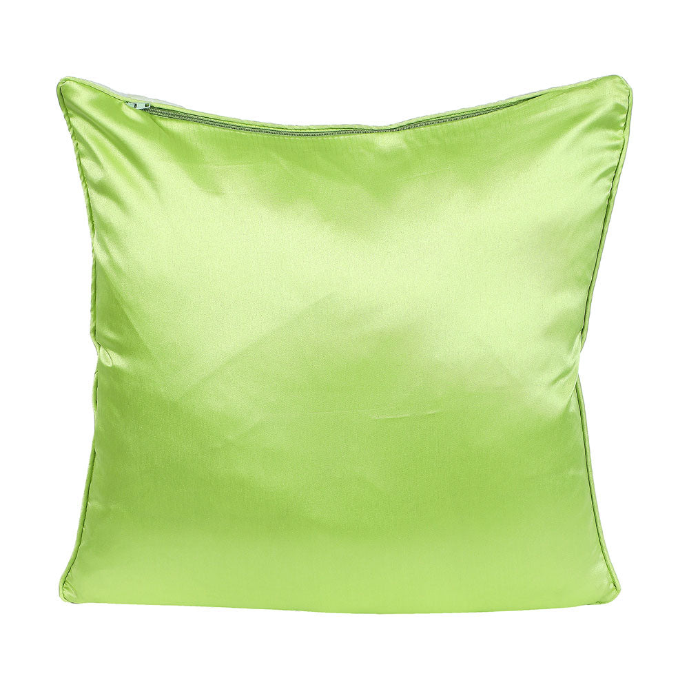 Cushion Cover, 1 Cushion Cover, Cushion Cover in Lime Color, Square Shape, Desginer Cushion, Cushion Cover for Sofa, Cushion Cover for Chair, Cushion Cover - IM15133