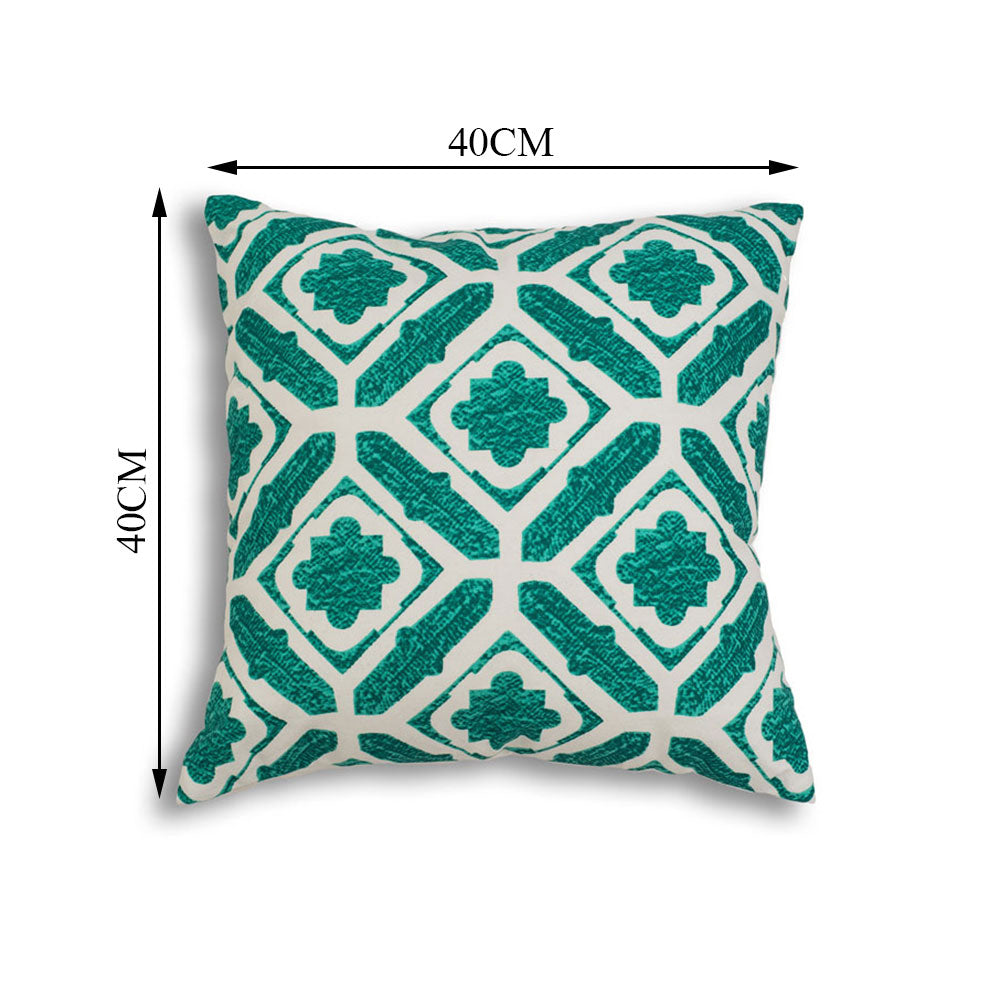 Cushion Cover, 1 Cushion Cover, Cushion Cover 16*16in, Cushion Cover in Green Color, Cushion Cover for Car, Desginer Cushion, Cushion Cover for Sofa, Cushion Cover for Chair, Cushion - IM15137