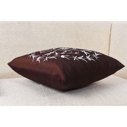 Cushion Cover, 1 Cushion Cover, Cushion Cover 16*16in, Cushion Cover in Brown Color, Cushion Cover for Car, Desginer Cushion, Cushion Cover for Sofa, Cushion Cover for Chair, Cushion Cover - IM15141