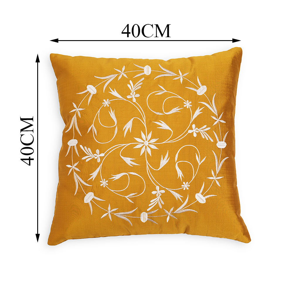 Cushion Cover, 1 Cushion Cover, Cushion Cover 16*16in, Cushion Cover in Gold Color, Cushion Cover for Car, Desginer Cushion, Cushion Cover for Sofa, Cushion Cover for Chair, Cushion Cover - IM15142