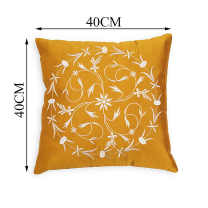 Cushion Cover, 1 Cushion Cover, Cushion Cover 16*16in, Cushion Cover in Gold Color, Cushion Cover for Car, Desginer Cushion, Cushion Cover for Sofa, Cushion Cover for Chair, Cushion Cover - IM15142