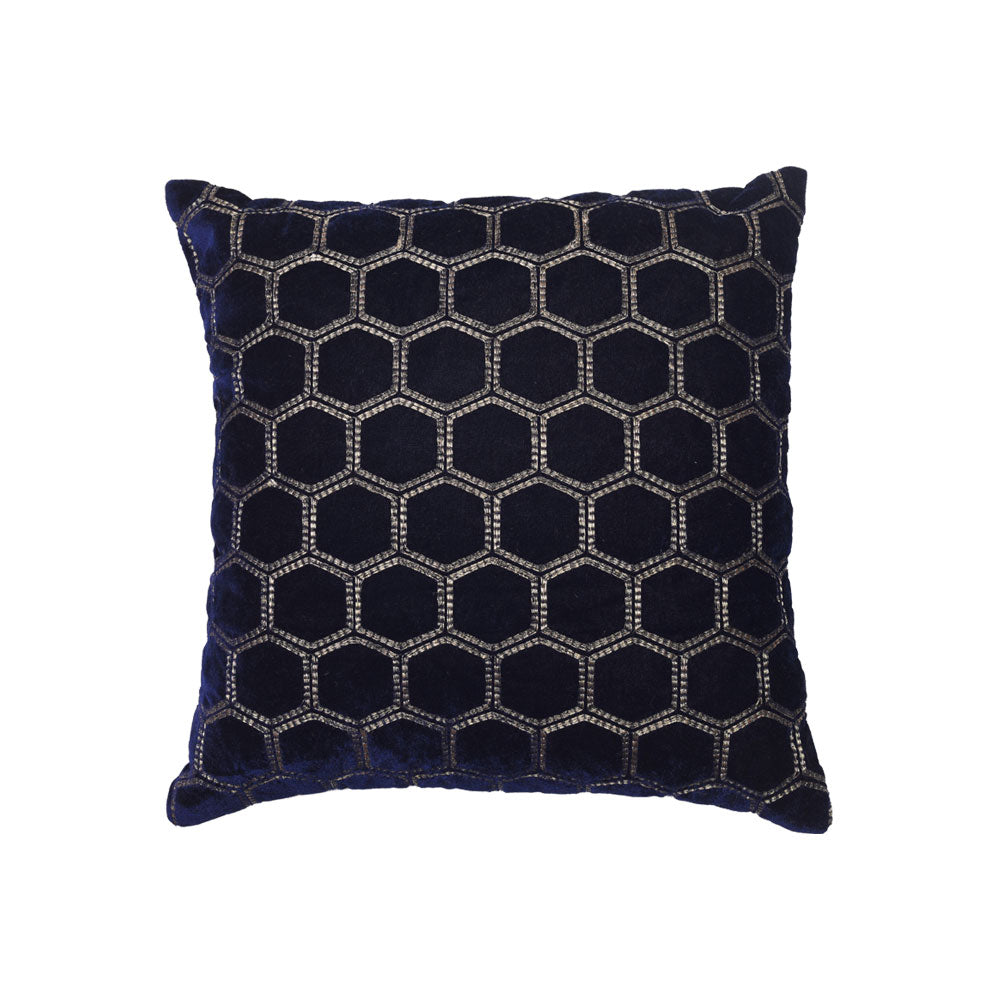 Cushion Cover, 1 Cushion Cover, Cushion Cover 16*16in, Cushion Cover in Dark Blue Color, Cushion Cover  for  Car, Desginer Cushion, Cushion Cover for Sofa, Cushion Cover for Chair, Cushion Cover - IM15145