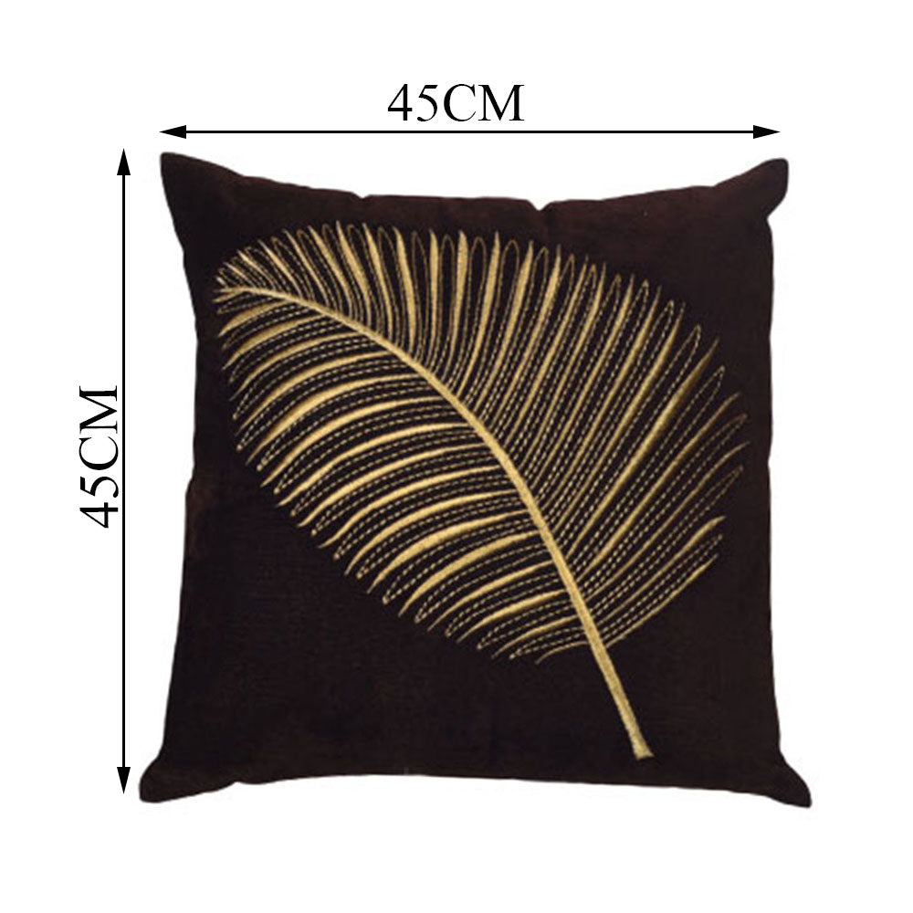 Cushion Cover, 1 Cushion Cover, Cushion Cover 18*18in, Cushion Cover in Brown Color, Cushion Cover  for  Car, Desginer Cushion, Cushion Cover for Sofa, Cushion Cover for Chair, Cushion Cover - IM15152