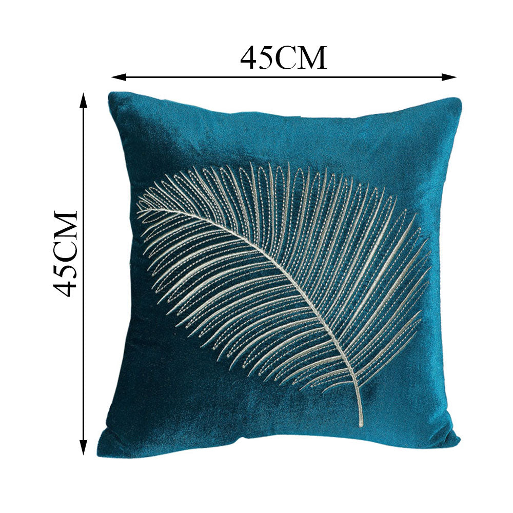 Cushion Cover, 1 Cushion Cover,18*18in, Cushion Cover in Blue Color, Cushion Cover  for  Car, Desginer Cushion, Cushion Cover for Sofa, Cushion Cover for Chair, Cushion Cover - IM15154