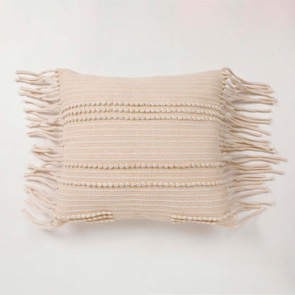 Cushion Cover, (i538_1_16_1), Cushion With OFF-White Color, Cushion For Living & Bedroom Area, Cushion - IM15198