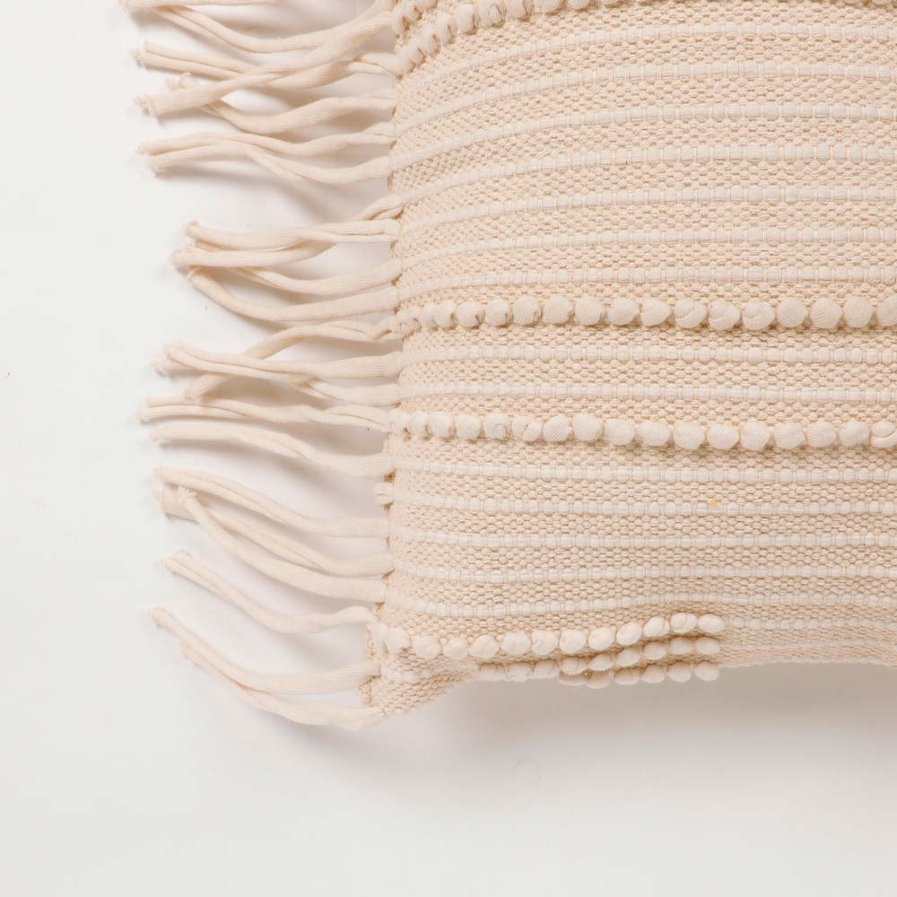 Cushion Cover, (i538_1_16_1), Cushion With OFF-White Color, Cushion For Living & Bedroom Area, Cushion - IM15198