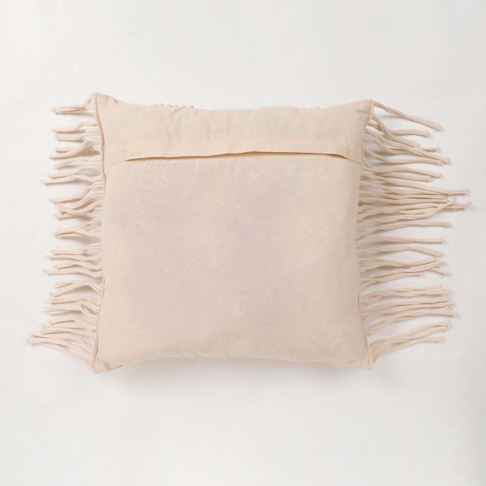 Cushion Cover, (i538_1_16_1), Cushion With OFF-White Color, Cushion For Living & Bedroom Area, Cushion - IM15198