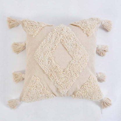 Cushion Cover, (i525_1_16_1), Cushion With OFF-White Color, Cushion For Living & Bedroom Area, Cushion - IM15205