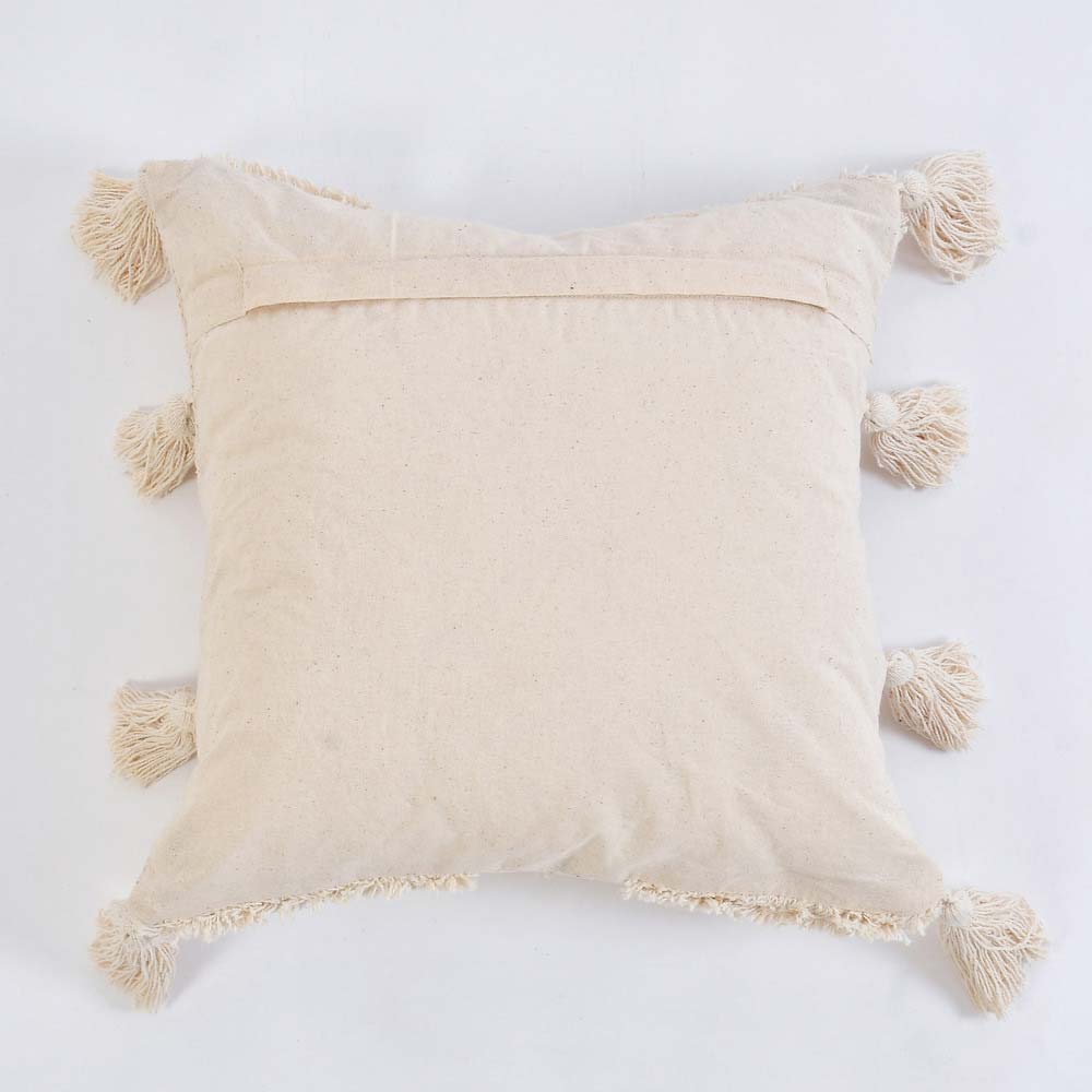 Cushion Cover, (i525_1_16_1), Cushion With OFF-White Color, Cushion For Living & Bedroom Area, Cushion - IM15205