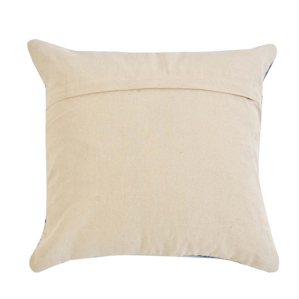 Cushion Cover, (i513_1_18_1), Cushion With Blue & White Color, Cushion For Living & Bedroom Area, Cushion - IM15215