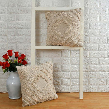 Cushion Cover, (i288_1_16_1), Cushion With OFF-White Color, Cushion For Living & Bedroom Area, Cushion - IM15222