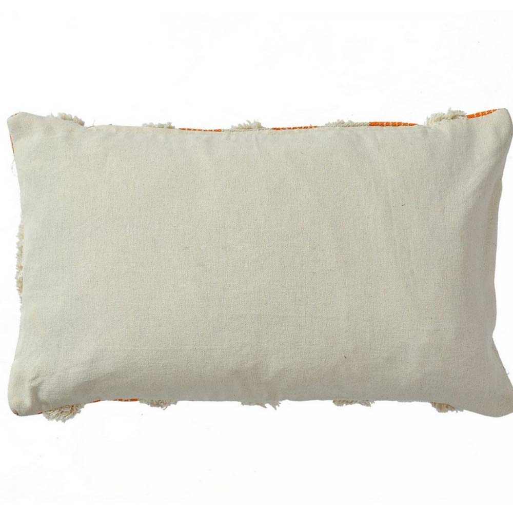 Cushion Cover, (i259_2_12_20_1), Cushion With Orange Color, Cushion For Living & Bedroom Area, Cushion - IM15233