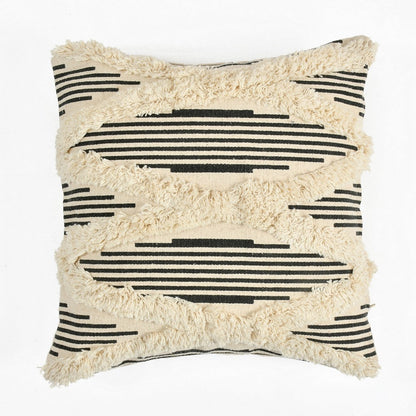 Cushion Cover, (i195_1_16_1), Cushion With Black Color, Cushion For Living & Bedroom Area, Cushion - IM15248