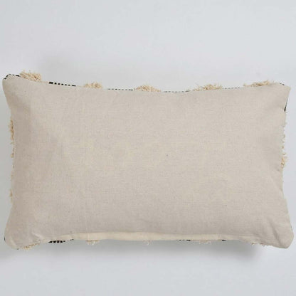 Cushion Cover, (i195_1_20_12_1), Cushion With OFF-White & Black Color, Cushion For Living & Bedroom Area, Cushion - IM15249