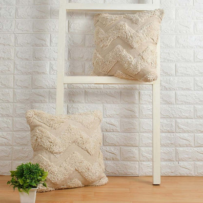 Cushion Cover, (i184_1_16_1), Cushion With Ivory Color, Cushion For Living & Bedroom Area, Cushion - IM15251