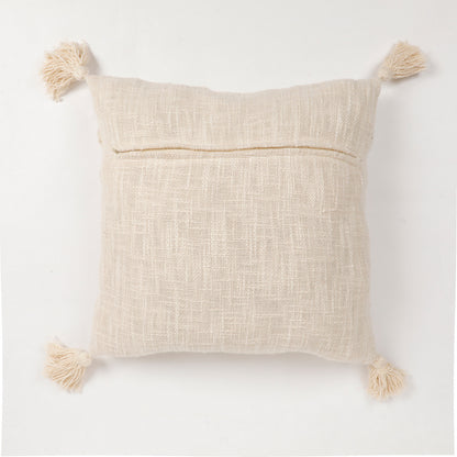 Cushion Cover, (i142_1_16_1), Cushion With OFF-White Color, Cushion For Living & Bedroom Area, Cushion - IM15258